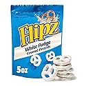 Flipz White Fudge Covered Pretzel, 5 Ounce (Pack of 6)