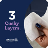 Quilted Northern Ultra Plush Toilet Paper, 6 Mega Rolls = 24 Regular Rolls, 3X Thicker*, 3 Ply Soft Toilet Tissue