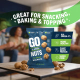Go a Little Nuts California In-Shell Walnuts, 2 lb. Bag, Farm Fresh, Non-GMO, Kosher, Heart-Healthy Omega-3, High Protein, Vegan Snack