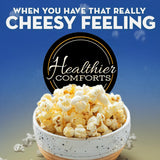 Healthier Comforts White Cheddar Cheese Powder | Gluten Free, Kosher, Keto-Friendly, Non-GMO, Antibiotic & Hormone Free | Perfect for Popcorn