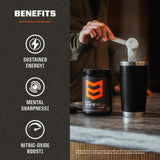 MTN OPS Ignite Lite Sugar Free Energy Drink Powder with 100mg Caffeine, Nootropic Blend for Energy & Focus, L Arginine & L Citrulline for Endurance