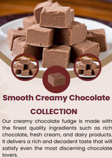 8oz. Nuts to You Smooth Creamy Chocolate Kettle Fudge | Fresh Gourmet Candy | Decadent and Delicious Handcrafted Fudge