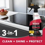 Weiman 6-Pack Cooktop Cleaning Spray - Cooktop & Oven Cleaner for Streak & Residue Free - Non-Abrasive Degreaser Safe for Glass & Ceramic