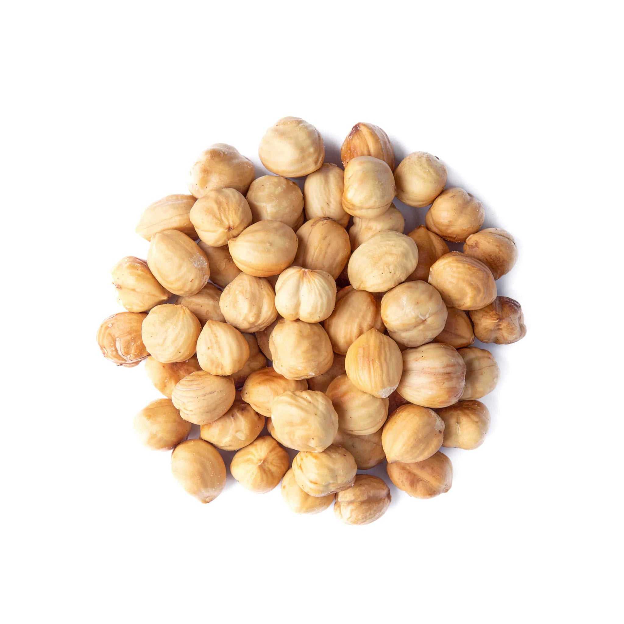 Food to Live - Dry Roasted Blanched Hazelnuts, 2 Pounds - Unsalted, Oven Roasted Whole Filberts, No Oil Added, No Skin, Vegan, Kosher, Bulk. Great