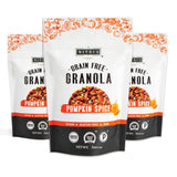 Witzi's Grain Free Granola, Pumpkin Spice, 5oz (Pack of 3), Made with Almonds, Pumpkin & Cinnamon, Vegan, Keto, Gluten Free, Healthy Snack