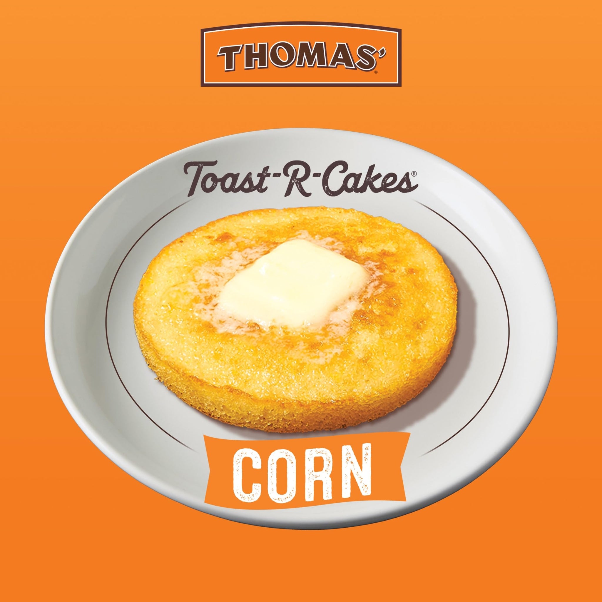 Thomas' Toast-R-Cakes, Corn, 6 Count, 7 Oz Package