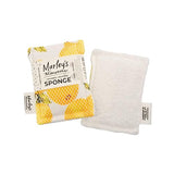 Marley's Monsters Washable Sponge - Reusable Eco-Friendly Scrubber - Dual-Sided for Gentle Cleaning or Heavy Duty Scrubbing - 4" x 5.5" Handmade in