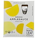 White Leaf Provisions Organic Apple + Banana Applesauce 4pk, 3.2 OZ