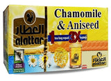 Egyptian Dried Premium AlAttar Chamomile & Anise Tea (20 Tea Bags Chamomilla Anis Aniseed) Al Attar Herbal Herb Herbs Natural Oriental Arabic Non Gmo