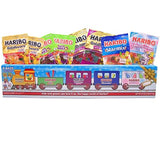 Haribo Holiday Train Assorted Gummy Bears & Candy, Holiday Candy Gift, Stocking Stuffer Gift, 8 Bags Included, 32 Ounces