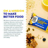 88 Acres Granola Bars, Blueberry Lemon, 12 Count, School Safe, Allergen Free Seed & Oat Snack Bar, Gluten & Nut Free, Vegan, Non-GMO & Kosher