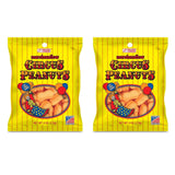 Peanut-Shaped Marshmallow Candy, Soft Chewy Texture, Fat-Free Sweet Confection, Individually Bagged Candy, 6 oz Bags (Pack of 2)