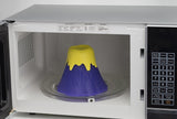 HengKaiSing Microwave Cleaner Volcano Microwave Oven Steam Cleaner Easily Cleans the Crud in Minutes, Steam Cleans and Disinfects With Vinegar