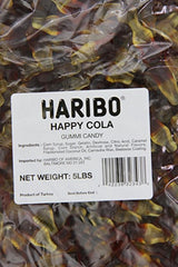 Haribo Gummi Candy, Happy-Cola, 5 Pound