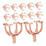 Amosfun 50pcs Chocolate Bouquet Holder Plastic Candy Holder for Flower Arrangements for Valentine Day Birthdays and Special Occasions