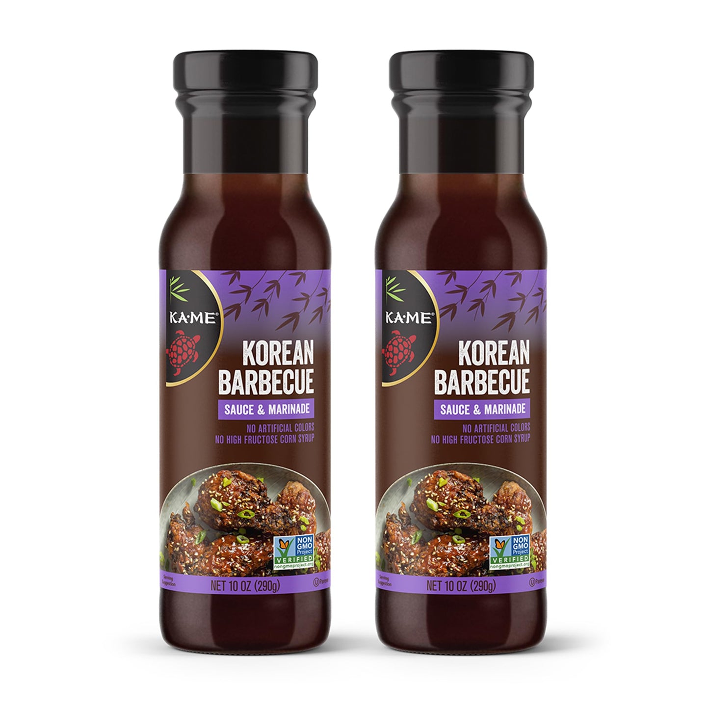 KA-ME Korean Barbecue Sauce - Sweet & Savory Korean BBQ Marinade - Asian Grilling & Cooking Sauce - Asian Pantry Staple - Non-GMO & Kosher - 10 Oz - 2