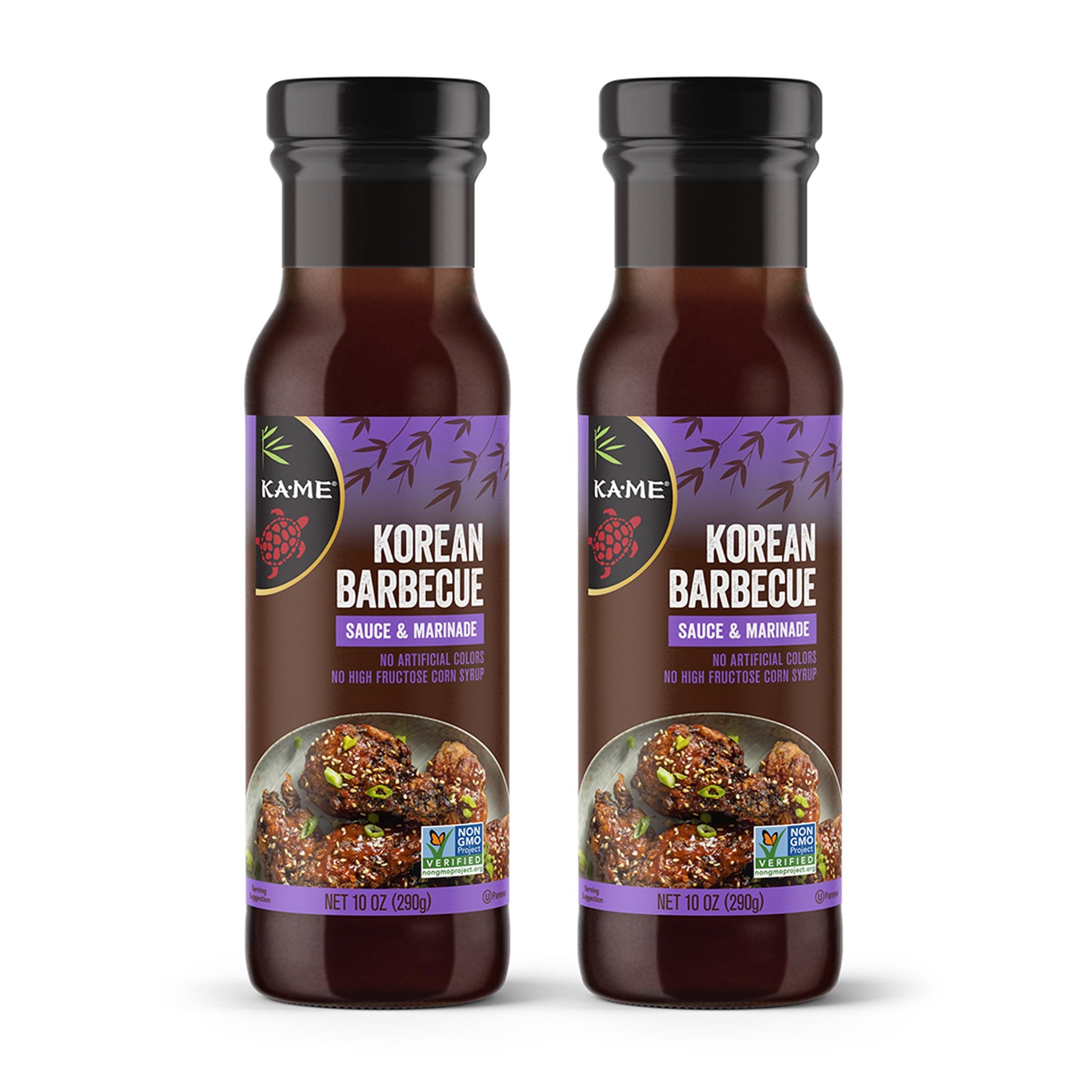 KA-ME Korean Barbecue Sauce - Sweet & Savory Korean BBQ Marinade - Asian Grilling & Cooking Sauce - Asian Pantry Staple - Non-GMO & Kosher - 10 Oz - 2