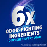 OxiClean Odor Blasters Fabric Rinse, 4-in-1 Clean Rinse Formula, Laundry Additive and Odor Eliminator for Sweat and Musty Odors, Sparkling Fresh