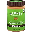 Barney Butter Almond Butter, Crunchy, 16 Ounce Jars (Pack of 3)