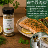 Lesley Elizabeth Lemony Dill Seasoning & Rub - Fresh Citrus & Herb Blend for Chicken, Fish, Seafood & Vegetables | All-Purpose Gourmet Grill & Cooking