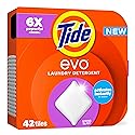 Tide evo Laundry Detergent Spring Blast Scent Works on 100% of Common Stains Concentrated Travel Detergent HE Compatible and Instant Dissolve Fights