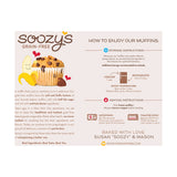 SOOZYS Banana Chocolate Muffins 4 Count, 9 OZ