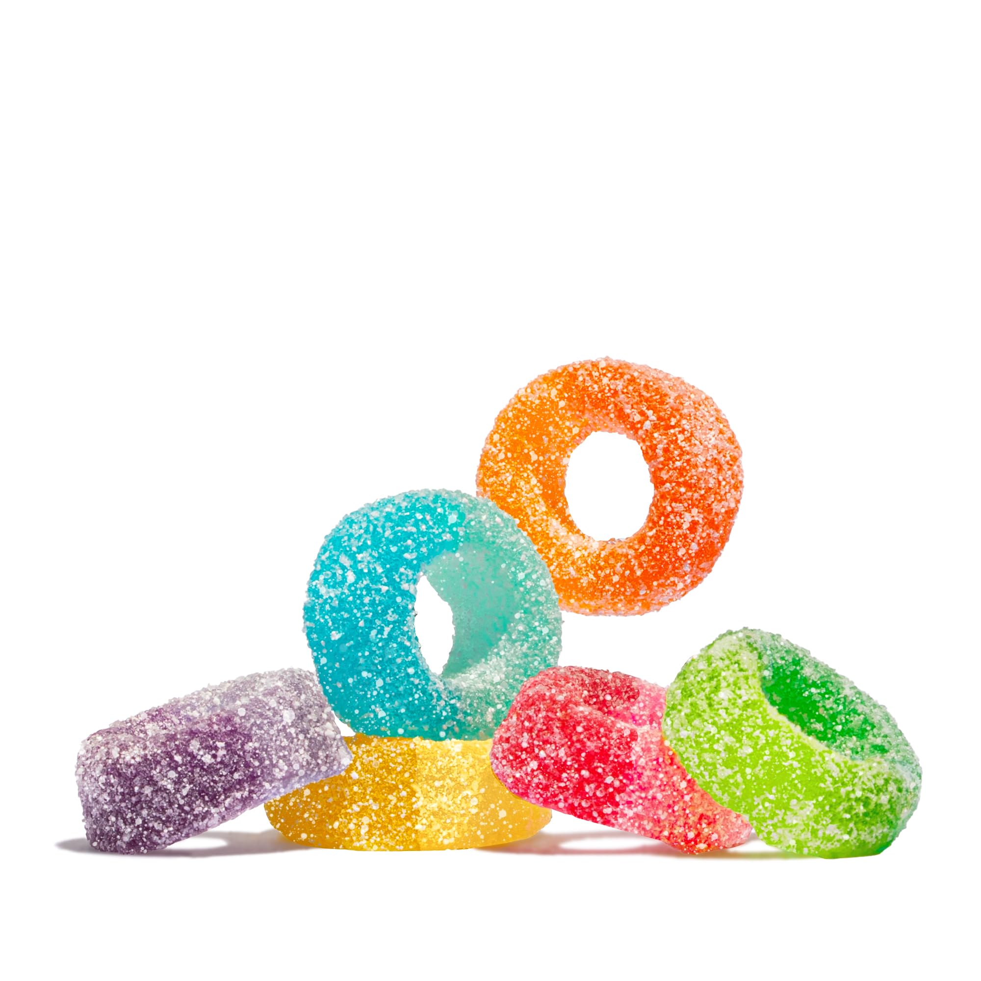 Albanese World's Best Sour Mini PuckeRings | 4.5lbs of Gummi Candy | 6 Super Sour Assorted Flavors, Gluten Free, Fat Free | Cherry, Pineapple & More |