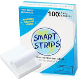 Smart Strips™ - Laundry Detergent Strips (100 Loads) - Hypoallergenic, Eco Friendly, Plastic-Free and Compostable Laundry Sheets. Ultra-Concentrated