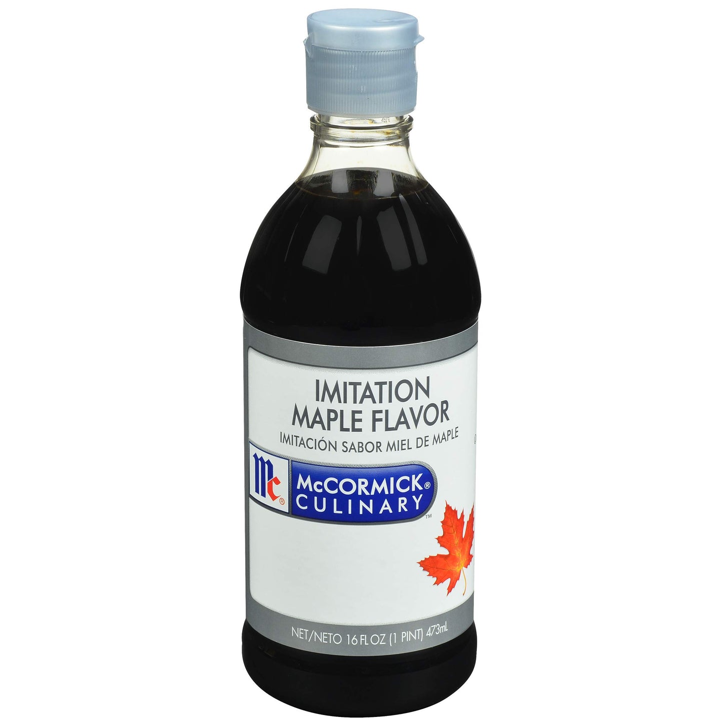 McCormick Culinary Imitation Maple Flavoring, 16 fl oz - One 16 Fluid Ounce Bottle of Maple Flavoring Extract for Baking, Use in Pancake Batter