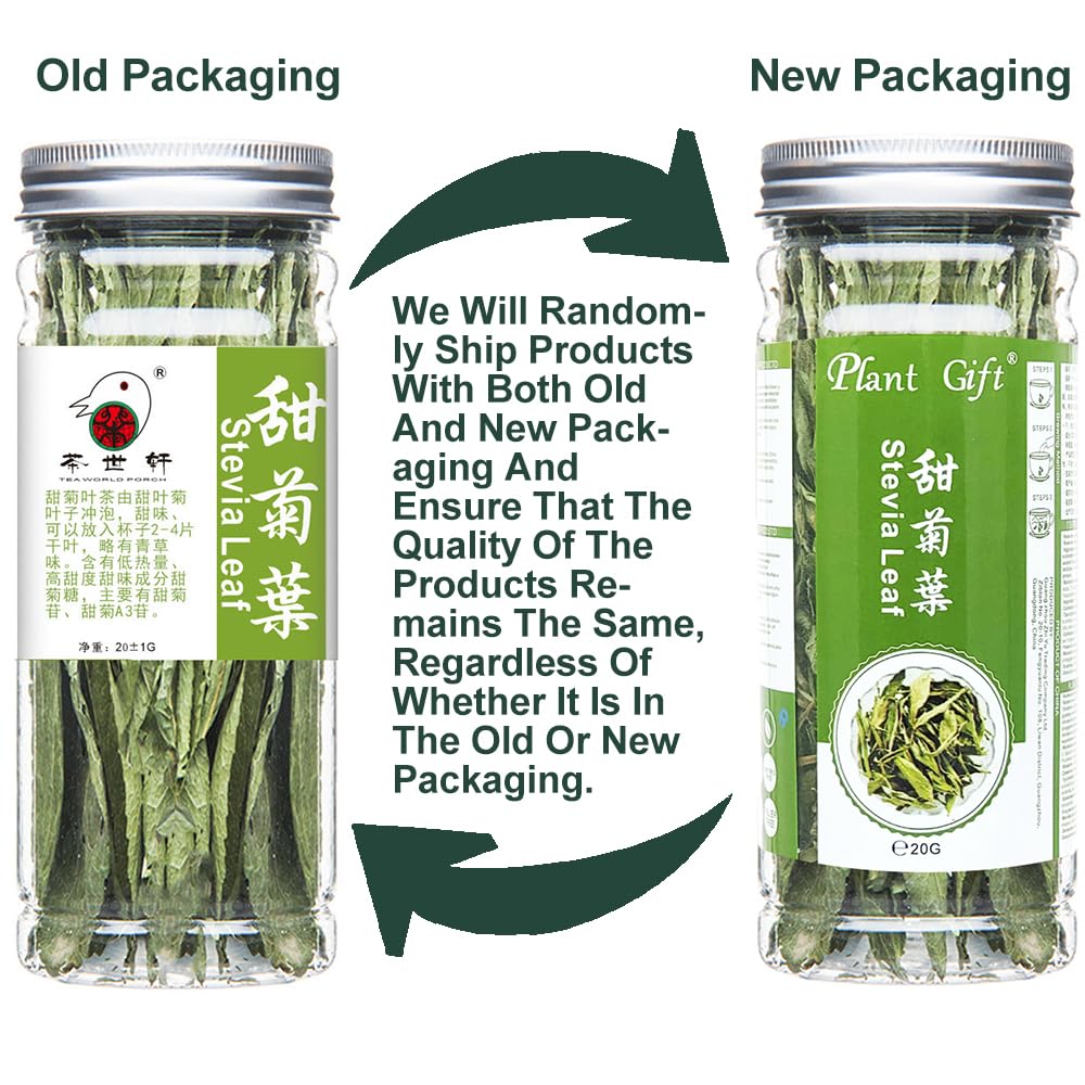 Plant Gift Organic Stevia Leaf sweet tea, sweet Herbal Tea chinese tea 20g