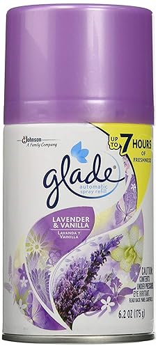 Glade Automotic Spray Refill,Lavender & Vanilla, 6.2 OZ (Pack - 3)