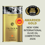Iliada Kalamata PDO Extra Virgin Olive Oil, 3Lt | Multi-Awarded | Single Region 100% Greek | Monovarietal Koroneiki | Cold Press | Polyphenol Rich | Chef's Favorite