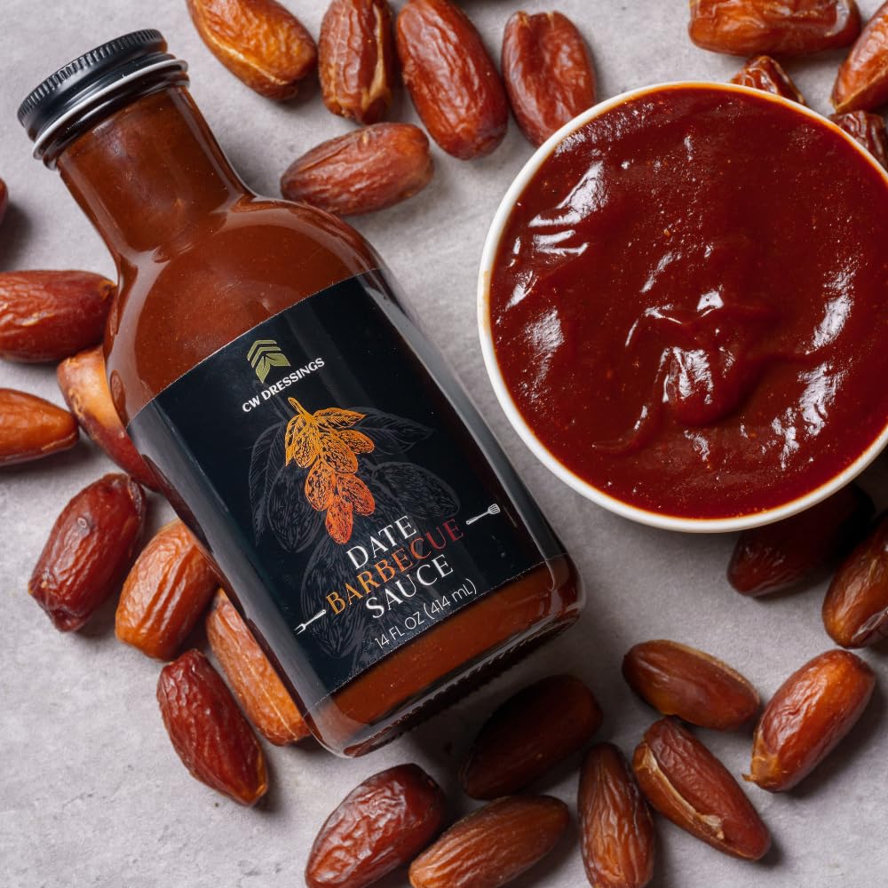 CW Dressings Date-Sweetened BBQ Sauce, Sweet & Smoky, 14 oz