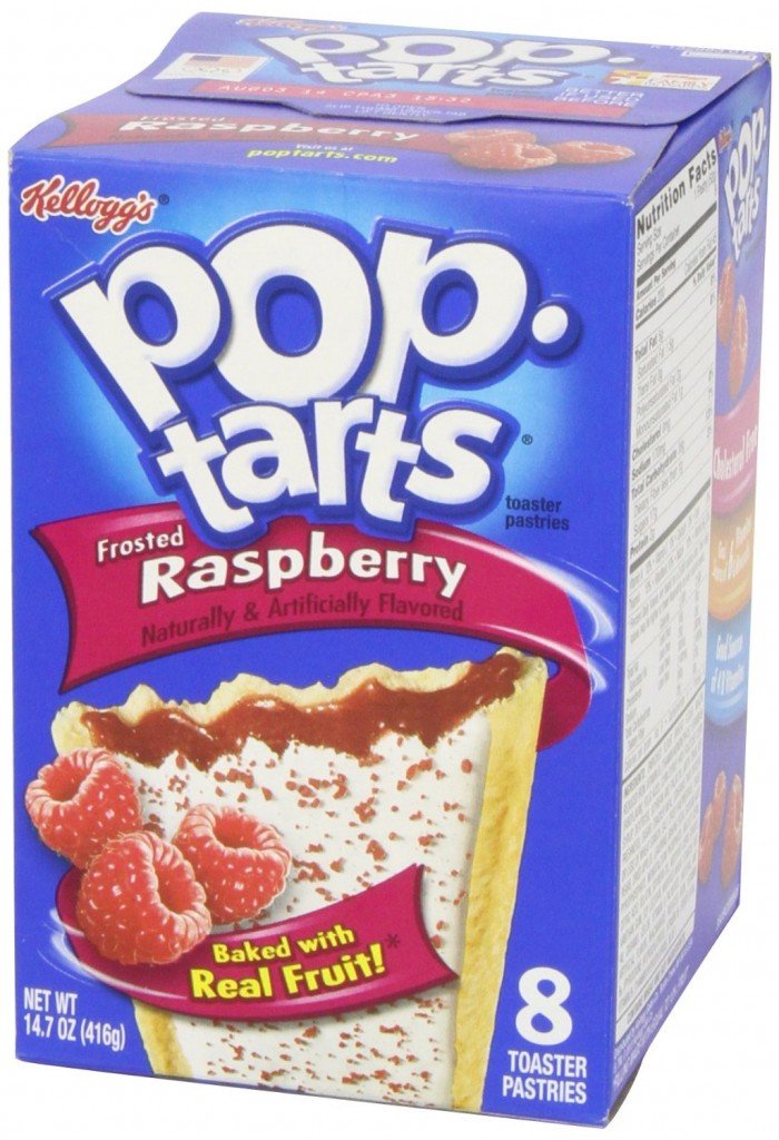 Kellogg's Pop-Tarts Frosted Raspberry Toaster Pastries 8 ct pack of 2 14.7oz