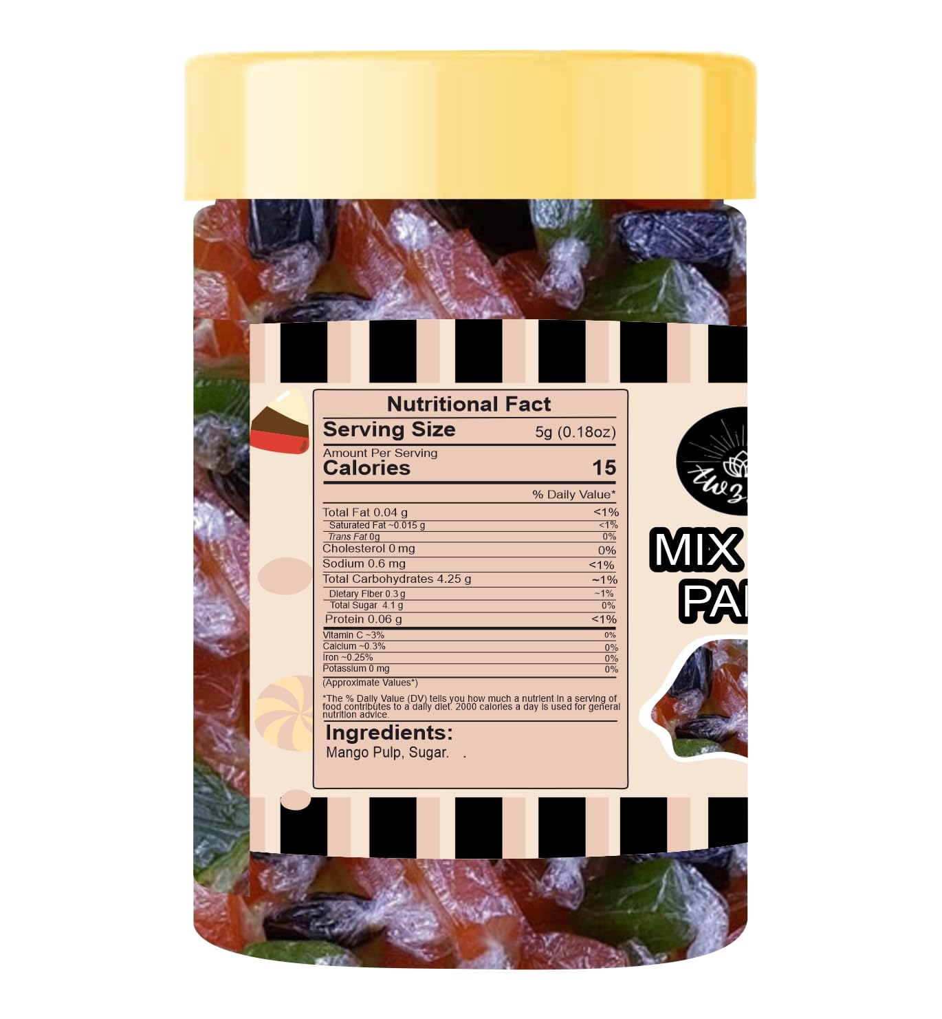 Awzlwn Indian Taste Candy (5.29 OZ / 150 GM, Mix Aam Papad)
