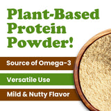 Food to Live Sacha Inchi Powder, 1 Pound - High Protein, Omega-3 and Antioxidants, Superfood for Smoothies and Baking, No Sugar Added, Raw, Vegan