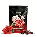 Organic Hibiscus Tea Bags | Caffeine-Free | Rich in Natural Antioxidants | Non-GMO & Vegan | Sourced from Select Hibiscus Flowers for a Vibrant