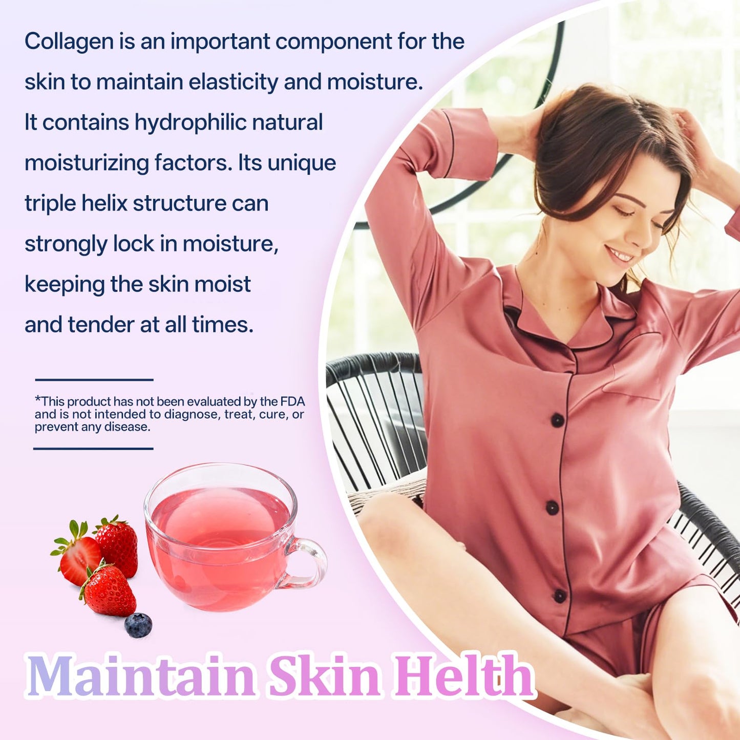 Oopeatol Collageno Peptides Powder with Blueberries & Hyaluronic Acid | Supports Healthy Hair, Skin & Nails | Antioxidant & Moisturizing Daily Beauty