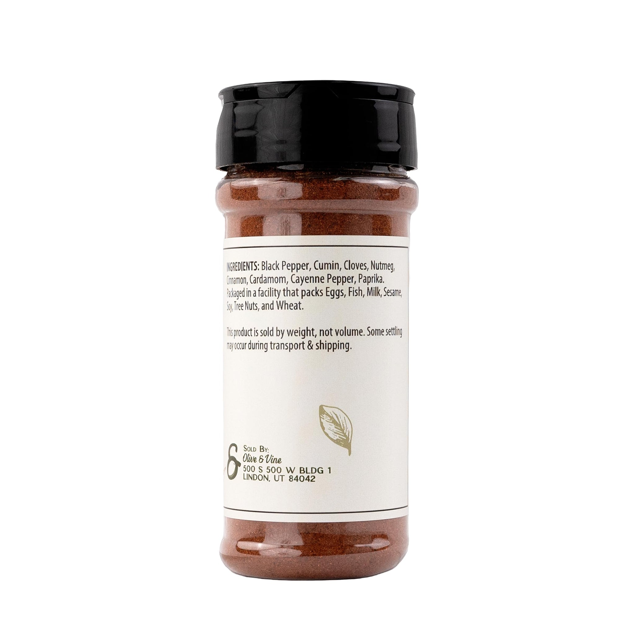 Olive & Vine Baharat Spice, Warm & Aromatic, For Middle Eastern Dishes, Rich Tradition, Authentic Taste, For Global Recipes (4 Ounce)