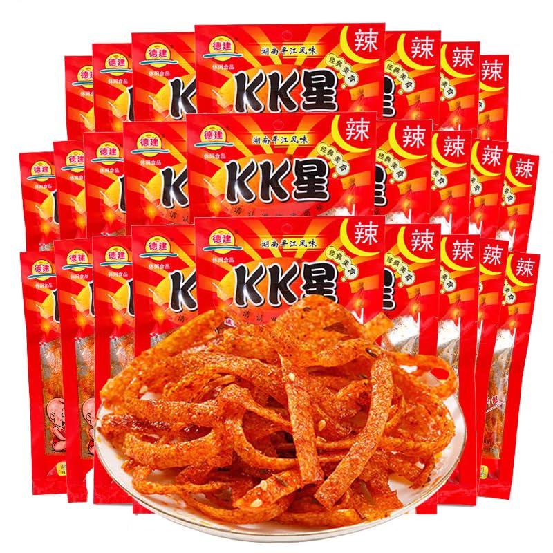 KK? ?? ??? ???? latiao Spicy strip Chinese snacks Chinese food 18g/?X25