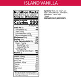 Kashi Cold Breakfast Cereal, Vegan, Organic Fiber Cereal, Island Vanilla, 16.3oz Box (1 Box)