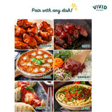 VIVID KITCHEN Gochujang Sauce - Korean Fermented Chili Paste Fusion - 8.6 oz Bottle - Authentic, Bold & Spicy Flavor - No MSG or Preservatives - Ideal