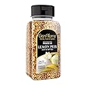 GranAroma Lemon Peel, 4 oz, Cut & Sifted, Aromatic & Fresh, Drinks