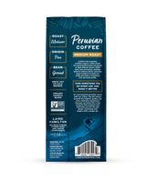Laird Superfood Peruvian Medium Roast Caffeinated Ground, Ethically Sourced Premium Ground Coffee, Gluten-Free, Dairy-Free, Non-GMO, Paleo, Keto