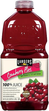 Langers Juice, Cranberry Plus, 64 Fluid Ounce