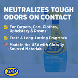 Zep Air and Fabric Odor Eliminator - 32 oz (Case of 4) ZUAIR324 - Neutralizes Strong Odors in Your Home, Office and Business