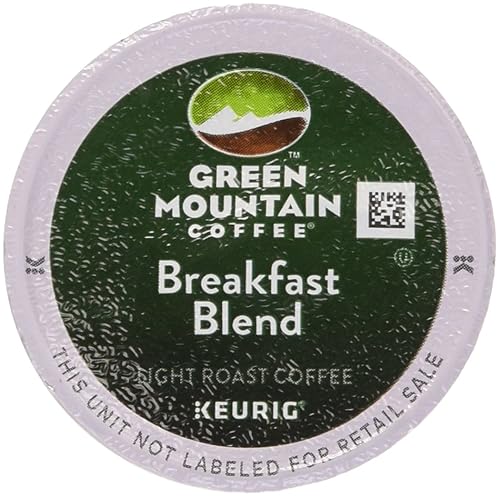 Keurig, Green Mountain Coffee, Breakfast Blend(melange), K-Cup Counts, 50 Count