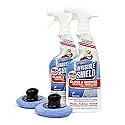 Invisible Shield Protective Glass Shower Coating for Showers, Mirrors, Windows, Tile to Repel Soap Scum and Hard Water Minerals for Easier Cleaning (2