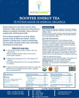 Booster Energy Tea - Worganic Tea - (6 Pack) - Essential Energy Drink Supports booster of physical and mental activity. Original Flavor by WORGANIC l