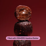 CRAVERS Hazelnut Energy Balls | Healthy School Snacks| Great for Lunch Boxes | 100% Vegan, Non-GMO, Gluten-free | Bite-sized | 3 Flavors (Crunchy